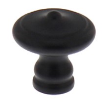 Knop smeedijzer zwart 25 mm