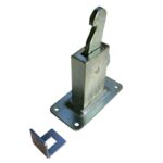 Deurvastzetter heavy duty inclusief opvangoog wandmodel