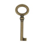 Sleutel messing gepatineerd