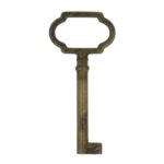 Sleutel messing antiek