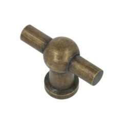 Kraanknopje 45 mm brons antiek