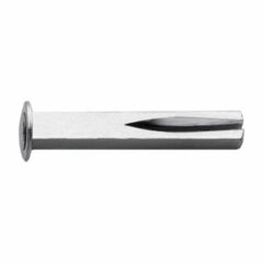 Wisselstift zaagsnede met achterplaat 8x8x65 mm