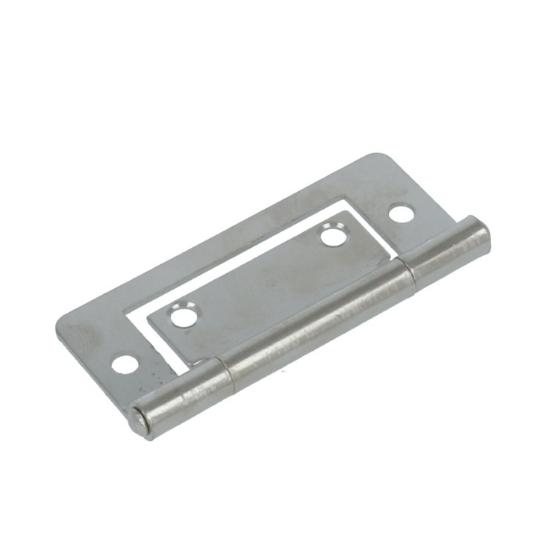 DX Louvredeurscharnier 75x35mm staal vernikkeld - Afbeelding 2