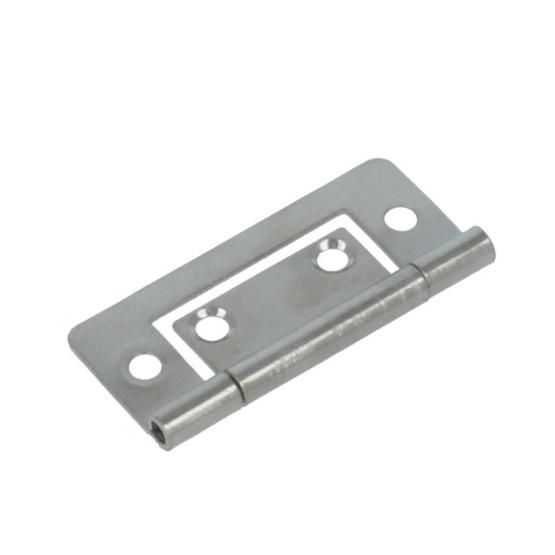 DX Louvredeurscharnier 50x24mm staal vernikkeld - Afbeelding 2