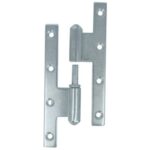 DX Franse Paumellescharnier 140 x 70 mm rechts staal verzinkt