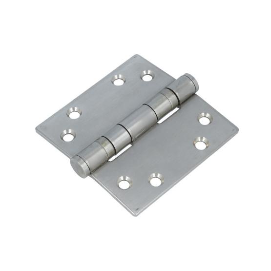 Scharnier 76x76 mm gelagerd mat rvs