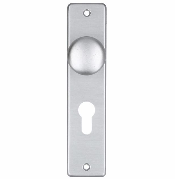 S2 Binnendeurschild knop PC72, aluminium