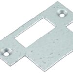 Nemef sluitplaat P1255/12 Verzinkt
