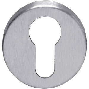 Intersteel Knop/kruk garnituur links recht hoek 90° + PC-plaatjes rvs