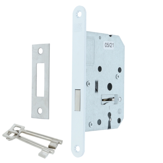 Dulimex kastslot met witte voorplaat