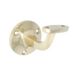 Intersteel Leuninghouder opschroevend vlak zadel messing gelakt