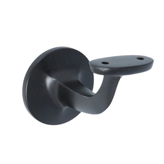 Intersteel Leuninghouder centraal vlak zadel blind mat zwart