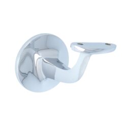 Intersteel Leuninghouder blinde achterplaat vlak zadel chroom