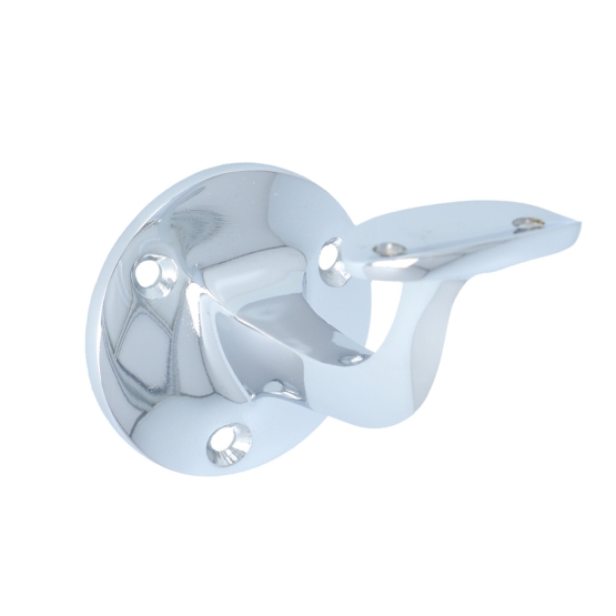 Intersteel Leuninghouder opschroevend hol verchroomd