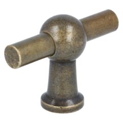 Kraanknopje 55 mm brons antiek