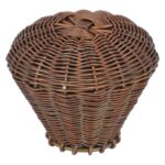 Knop fijngevlochten roodbrons 44 mm