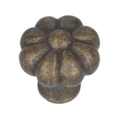 Knop mandarijn brons antiek 35 mm