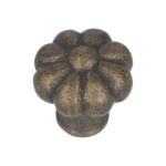 Knop mandarijn brons antiek 30 mm