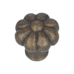 Knop mandarijn brons antiek 30 mm