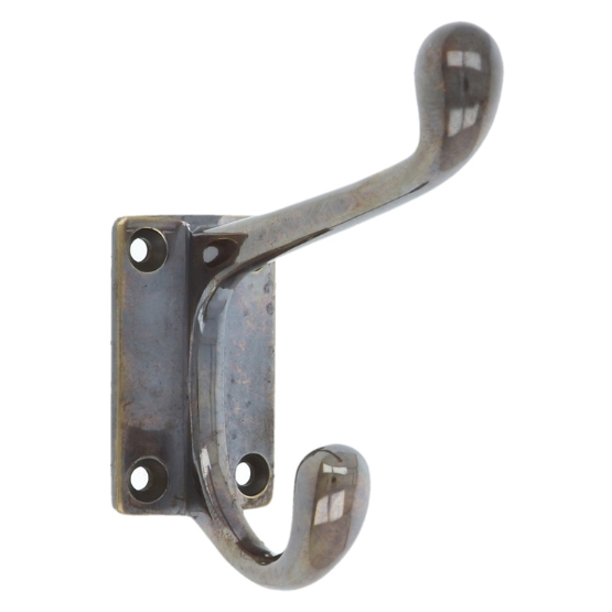 Hoed en jashaak messing antiek