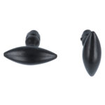 Set ovale deurkrukken