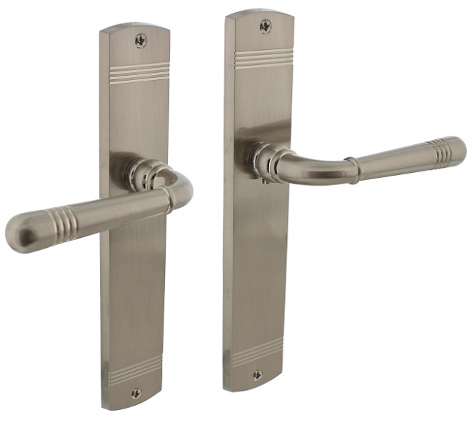 Intersteel Deurkruk Helena op schild blind nikkel mat