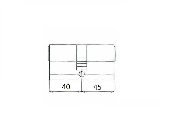 Veiligheidscilinder S2 SKG2 40/45 - Afbeelding 2