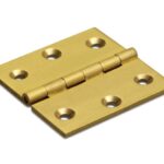 Smalscharnier 50x50 mm massief messing