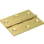 Smalscharnier 70x55 mm massief messing