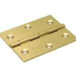 Smalscharnier 40x35 mm massief messing