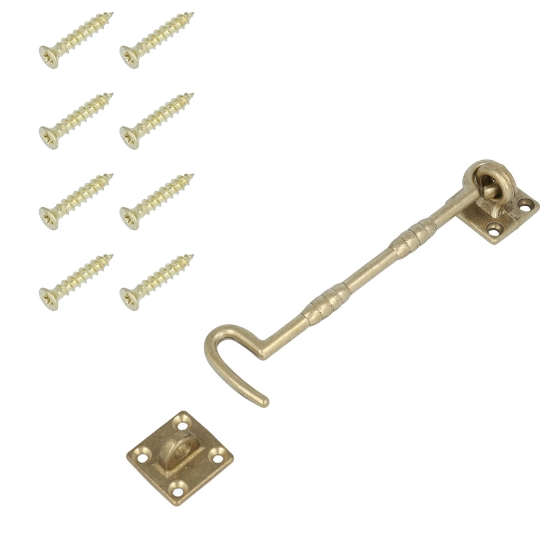 Kajuithaak 200 mm messing