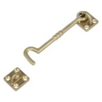 Kajuithaak 100 mm messing