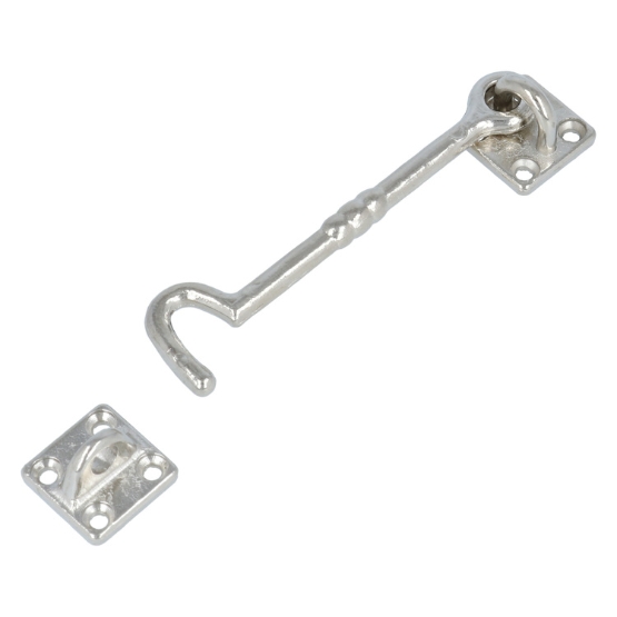 Kajuithaak 100 mm messing vernikkeld