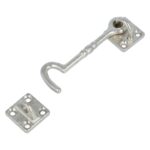 Kajuithaak 75 mm messing vernikkeld