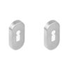 Intersteel sleutelrozetten verdekt ovaal 65x30x10mm rvs