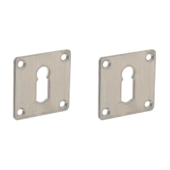 Intersteel sleutelrozetten 42x42x2mm rvs