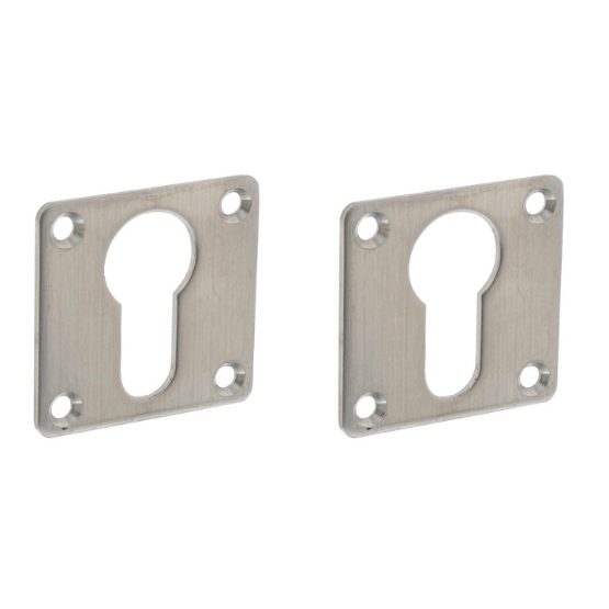 Intersteel cilinderrozetten 42x42x2mm rvs