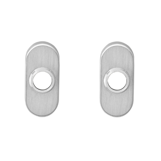 Intersteel rozetten verdekt ovaal 65x30x10mm rvs