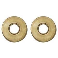 Intersteel rozetten verdekt ø49x7mm messing getrommeld