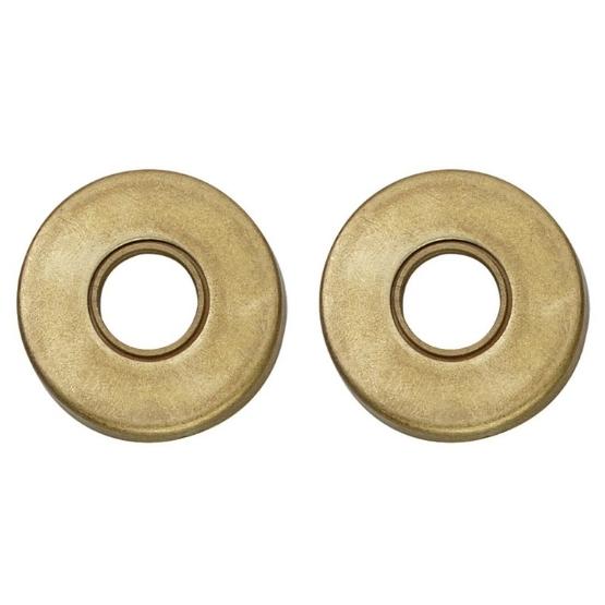 Intersteel rozetten verdekt ø49x7mm messing getrommeld