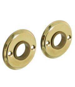 Intersteel rozetten ø50x5mm messing gelakt