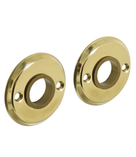 Intersteel rozetten ø50x5mm messing gelakt