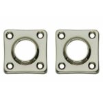 Intersteel rozetten 38x38x5mm nikkel