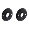 Intersteel rozetten ø50x5mm zwart