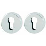 Hoppe rozet profielcilinder rond 52mm aluminium