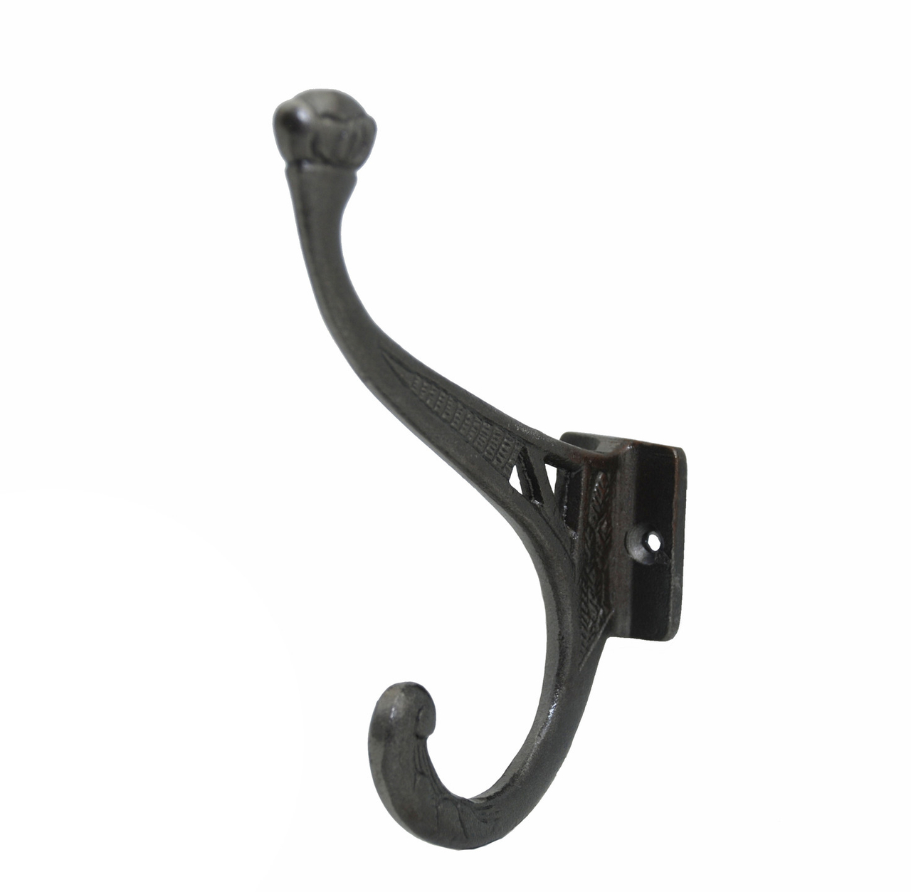 Kapstokhaak ijzer grijs