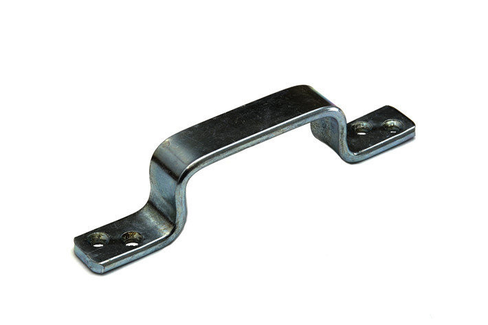 Deurgreep staal blank verzinkt 210 mm