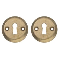 Intersteel sleutelrozetten ø50x5mm messing getrommeld