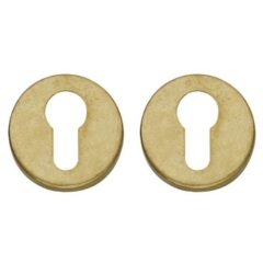 Intersteel cilinderrozetten verdekt ø49x7mm messing getrommeld