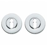 Intersteel sleutelrozetten verdekt ø50x8mm chroom